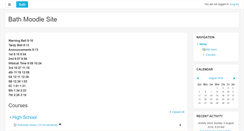 Desktop Screenshot of moodle.bathwildcats.org